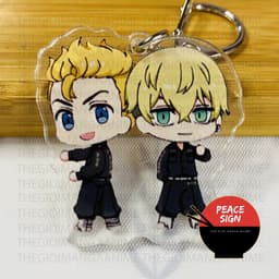 Mua 1 tặng 1 ( Mica trong acrylic ) Móc khóa TOKYO REVENGERS Kịch Trường Của Takemichi ver COUPLE anime chibi 6
