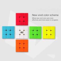 Rubik 3 Tầng QiYi Stickerless - Rubic 3x3 Warrior S 7