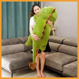Gấu Bông Khủng Long Đuôi Tim Siêu To Khổng Lồ, Gối Ôm Hình Thú khủng Long Chất Liệu Cao Cấp Siêu Êm miu bedding shope 4