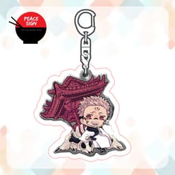 (mua 1 tặng 1) (vs1) Móc khóa JUJUTSU KAISEN CHÚ THUẬT HỒI CHIẾN quà tặng mica trong acrylic xinh xắn chibi anime 8