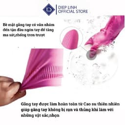 Găng tay cao su Scotch Brite 3M cao su thiên nhiên an toàn cho da có móc treo rửa chén bát. 7