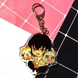 (mua 1 tặng 1) ( Ver CHỒN ) Móc khóa KIMETSU skin mica trong acrylic chibi anime cute quà tặng xinh xắn dễ thương 7