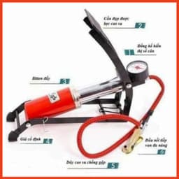 Bơm đạp chân mini 1 Piston tiện dụng - bơm ô tô - bơm xe máy GIA DỤNG VĨNH NGÂN 3