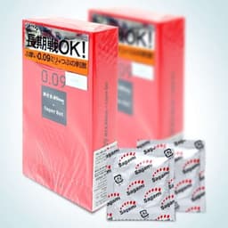 Bao cao su Sagami Super Dot 009mm, bao dày 0.09mm, thiết kế nhiều gai , kéo dài thời gian, Hộp 10c 2