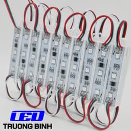 LED HẮT FULL MÀU THANH 3 BÓNG WS2811 12V Vỉ 20 THANH LED  ĐỔ KEO HOẶC MẮT LỒI 2