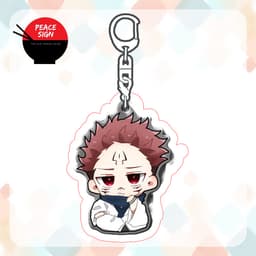 (mua 1 tặng 1) (vs1) Móc khóa JUJUTSU KAISEN CHÚ THUẬT HỒI CHIẾN quà tặng mica trong acrylic xinh xắn chibi anime 5