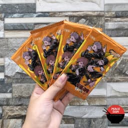 (MUA 1 TẶNG 1) Set card JUJUTSU KAISEN, KIMETSU NO YAIBA thẻ nhân phẩm Chú Thuật Hồi Chiến gacha anime chibi 3