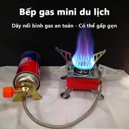 [ HÀNG XỊN ] Bếp ga du lịch mini  👉𝒌𝒆̀𝒎 𝒅𝒂̂𝒚 𝒅𝒂̂̃𝒏 𝒈𝒂𝒔 𝒂𝒏 𝒕𝒐𝒂̀𝒏 👉 dã ngoại gấp gọn đa năng tiện lợi 4