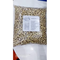 1KG Khoen ore mắt cáo 8mm Sắt xi màu VÀNG Chân thấp Khuy ore mắt cáo bấm bạt, túi giấy Không long đền 6