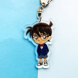 (mua 1 tặng 1) ( Mica trong acrylic) Móc khóa Conan Thám tử lừng danh Kid ver cute in hình anime chibi 5