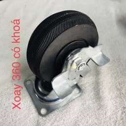 BÁNH XE CAO SU ĐÚC CHỊU TRỌNG TẢI NẶNG - ĐƯỜNG KÍNH 100 VÀ 125 3