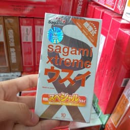 Bao cao su Sagami Xtreme SuperThin, Thiết kế siêu mỏng, co giãn tạo cảm giác chân thật, Hộp 10 cái 4