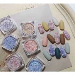 Set nhũ dạ 6 màu design trang trí tạo vô số mẫu nail đẹp Hot [ NAILS SUPPLY ] 2