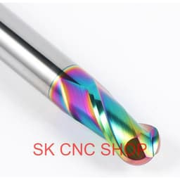 Mũi cầu CNC BALL - Phủ DLC - Kim loại nhôm đồng - SK CNC SHOP 3