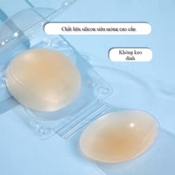 Miếng dán ngực silicon nhiệt tự thân không keo siêu dính Y3 4