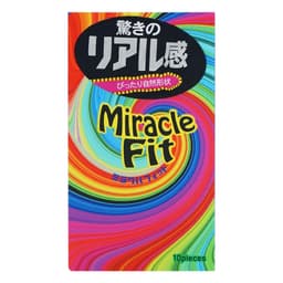 Bao cao su Sagami Miracle Fit, Thiết kế 3D siêu mỏng, Size nhỏ,  Ôm khít, Hộp 10 cái 6