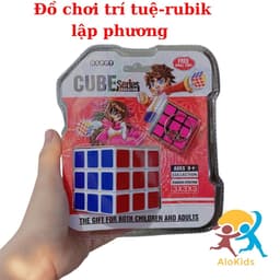 Rubik 3x3 Alokidstb, Rubic Khối Lập Phương Xoay Nhanh Mượt Trơn, Lõi Cứng Cáp, Bền, Đồ Chơi Trí Tuệ Cho Bé 5