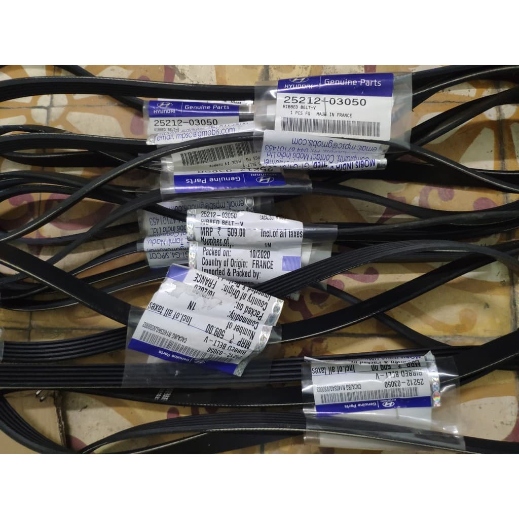 Dây curoa tổng Grand I10 máy 1.2 bản 5pk1230 chính hãng