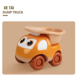 Bộ đồ chơi ô tô quán tính mi ni hoạt hình mô tả xe công trình, xe kỹ thuật, xe thang, xe cứu hộ đẹp và dễ thương 8
