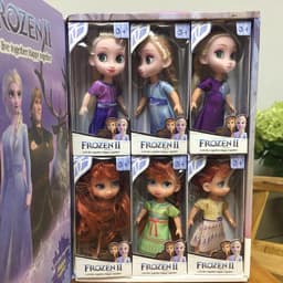 Hộp 6 búp bê Elsa, Anna - Fozen Smart Baby 1