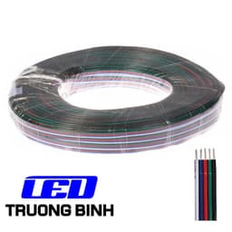 DÂY ĐIỆN 4 LÕI MẠ THIẾC SM4PIN DÀNH CHO LED RGB 7 MÀU VÀ LED FULL MÀU 4PIN 3