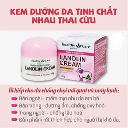 Kem Cừu Healthy Care Lanolin Cream 100g Úc 3