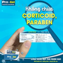 Kem Hăm Da, Bỏng, Tay Chân Miệng, Côn Trùng Đốt, Mụn Nhọt, Vết Thương Hở, An Toàn Cho Trẻ Sơ Sinh - Pro Gel Nano Bạc 4