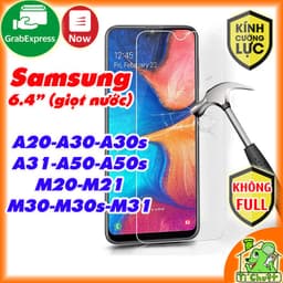 Kính CL Samsung A20 A30 A31 A50 M20 M21 M30 M31 Cường Lực KHÔNG FULL 9H-0.26mm 1