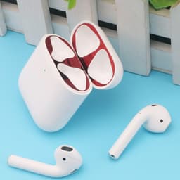 Dán decal kim loại 18K chống bụi AirPods 1/2 6