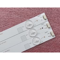 BỘ THANH ĐÈN LED TIVI SHARP 40LE280 40LE380, HÀNG MỚI 100%, BỘ 3 THANH, MỖI THANH 6 BÓNG 3V, DÀI 77,5cm 2
