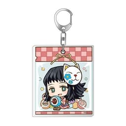 (mua 1 tặng 1) Móc khóa Kimetsu no Yaiba Thanh gươm diệt quỷ ver gắp thú in hình anime chibi 6