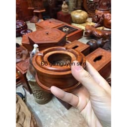 Gạt Tàn gỗ hương tiện tròn dễ sử dụng bền đẹp 5