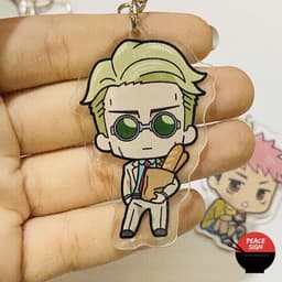 (mua 1 tặng 1) Móc khóa JUJUTSU KAISEN ver DẠO PHỐ Chú Thuật Hồi Chiến anime chibi Mica trong Acrylic 4