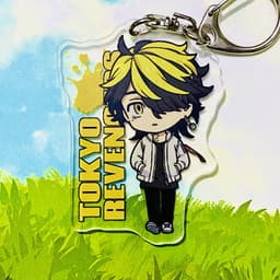 (mua 1 tặng 1) ( Mica ) Móc khóa in hình TOKYO REVENGERS ver LOGO Kịch Trường Của Takemichi anime chibi dễ thương 6