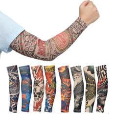 ✔️ [1 Cặp] 2 Ống Găng Tay Hình Xăm Tattoo, Ống Tay Giả Xăm Màu Ngẫu Nhiên 3