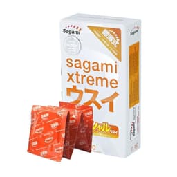 Bao cao su Sagami Xtreme SuperThin, Thiết kế siêu mỏng, co giãn tạo cảm giác chân thật, Hộp 10 cái 5