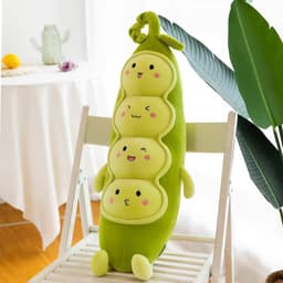 Gối ôm, gấu bông hình Đậu chất bông cao cấp mềm mại  - MIU GẤU XINH 2
