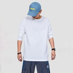 Áo thun nam nữ tay dài form rộng unisex hàn quốc HY KOREA In Hình Los Angeles 234. 5