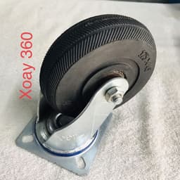 BÁNH XE CAO SU ĐÚC CHỊU TRỌNG TẢI NẶNG - ĐƯỜNG KÍNH 100 VÀ 125 5