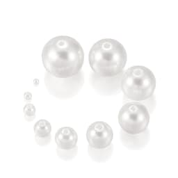 Set 10-400 hạt ngọc trai nhân tạo 3-20mm tự trang trí trang sức 7