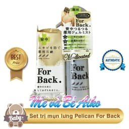 Combo Xà Phòng ForBack 135g Và Gel Xịt 100ml Giúp Cải Thiện, Giảm Mụn Lưng Pelican Nội Địa Nhật Bản 2