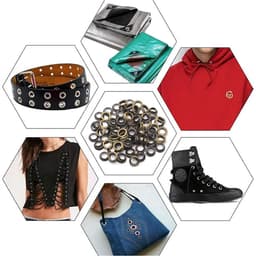 Khoen mắt cáo ore Chất liệu đồng thau không gỉ Nhiều size 3mm - 20mm Bịch 100 cái có long đền Phụ liệu may mặc 9