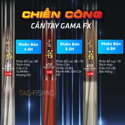 Cần Câu Tay Gama FX Chiến Công 9