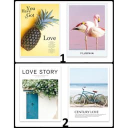 [MẪU MỚI] Poster 2 MẶT thời trang chụp look book phụ kiện chụp ảnh 2