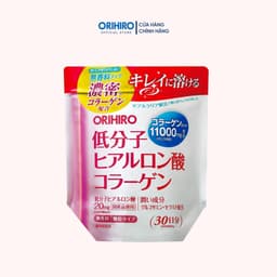 Bột Collagen Hyaluronic Acid Làm Đẹp Da Orihiro 11000mg 180g/túi 2