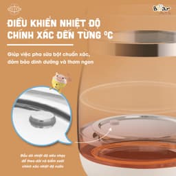 Máy Đun Nước Đa Năng Bear Hâm Sữa Đa Năng Thông Minh Khử Clor Bình Đun Nước Ấm - D12D1 Bản Tiếng Việt 6