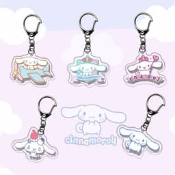 Móc Khóa Bằng Acrylic Hình Kuromi Đáng Yêu 1