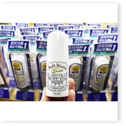 Lăn khử mùi dạng sáp Soft Stone cao cấp chiết xuất từ đá khoáng nhập khẩu Nhật Bản 20gr 7