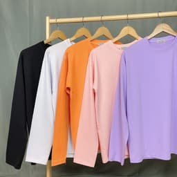 Áo Thun Tay Dài HY KOREA Form Rộng Unisex, Friver 213. 7