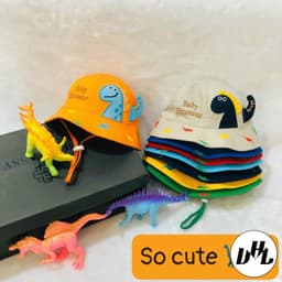 Nón cho bé (3 tháng - 15 tháng tuổi) , nón baby hình KHỦNG LONG vải Cotton mềm êm cute (Ảnh thật) 3